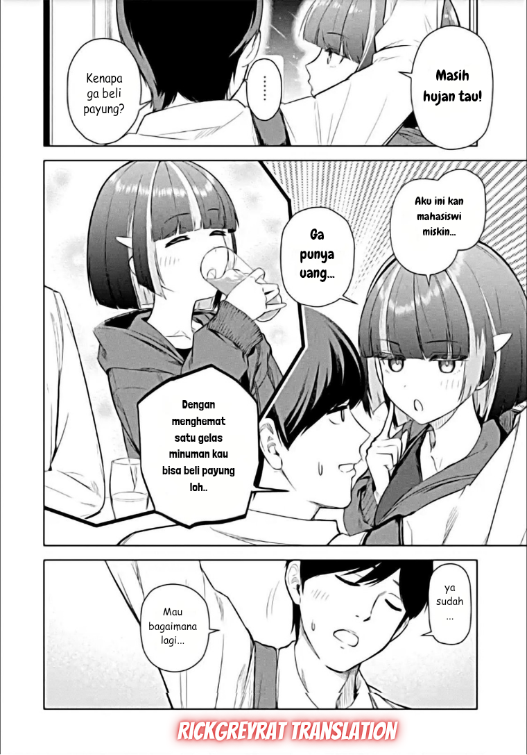 Tachinomi Izakaya de Kuudere Downer-kei Joshidaisei ga Tonari ni Kuru Hanashi Chapter 8.2 - halaman 3