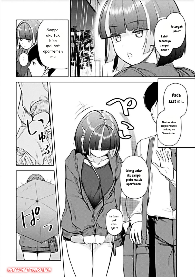 Tachinomi Izakaya de Kuudere Downer-kei Joshidaisei ga Tonari ni Kuru Hanashi Chapter 8.2 - halaman 9