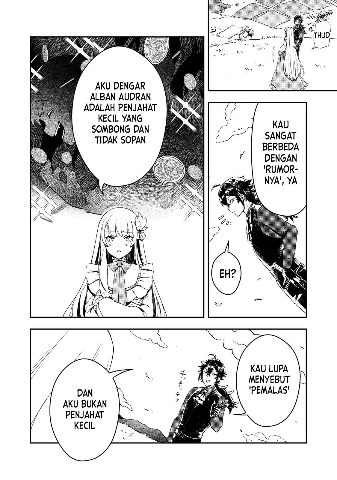 Taida na Akuyaku Kizoku no Ore ni, Konyaku Haki sareta Akuyaku Reijou ga Totsuidara Saikyou no Fuufu ni Narimashita @comic Chapter 3 - halaman 8