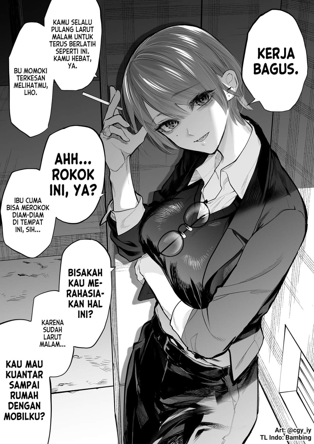 Taiikukan Ura de Sogusuru Momogi-sensei Chapter 1 - halaman 1
