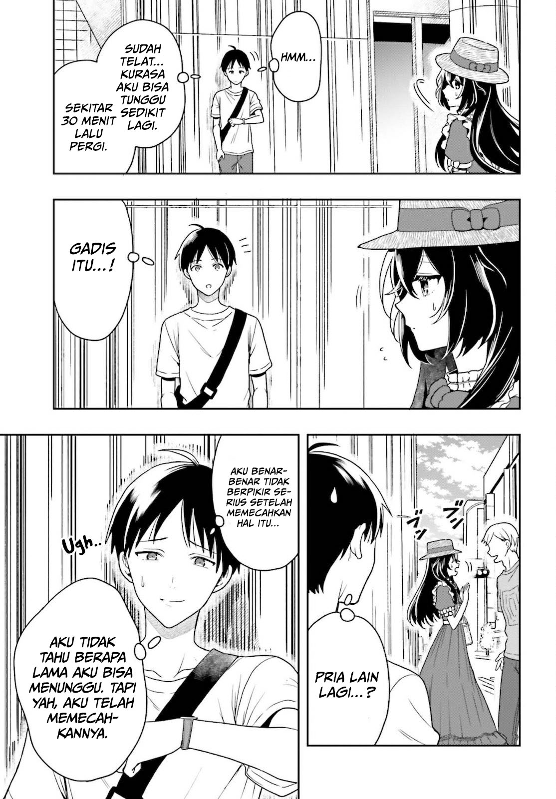 Takachiho Honoka-senpai ga Suki de Suki de Iroiro Gaman Dekinai. Chapter 1 - halaman 10