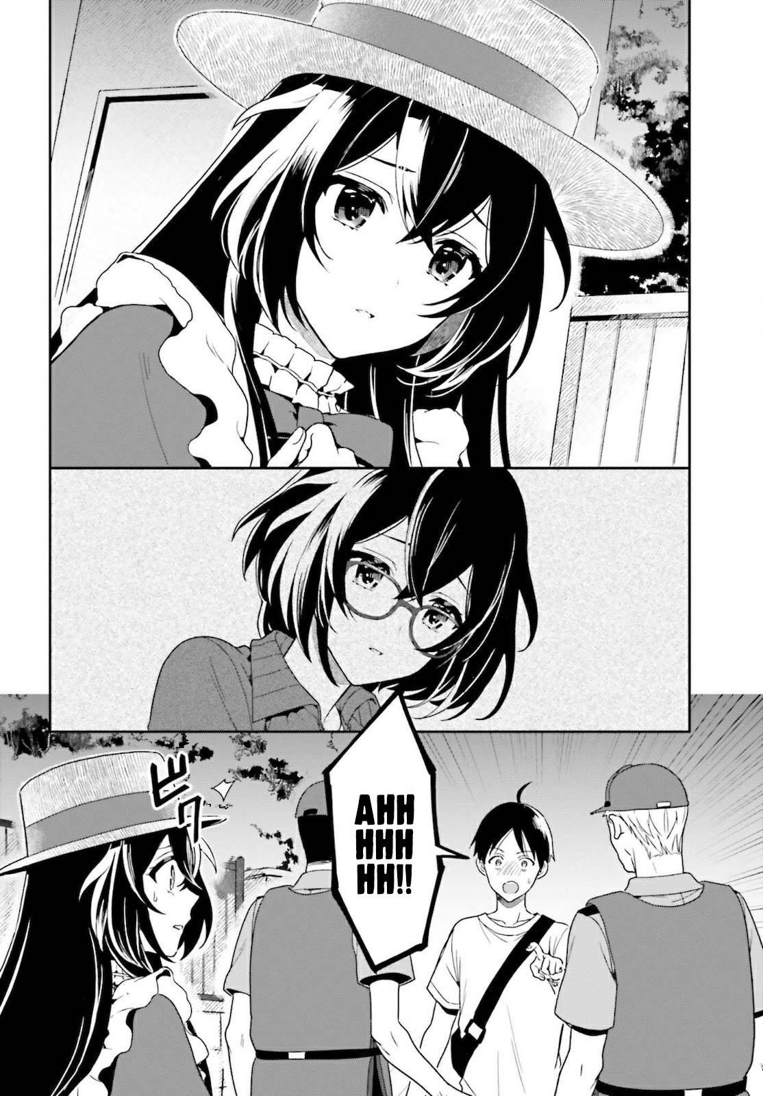 Takachiho Honoka-senpai ga Suki de Suki de Iroiro Gaman Dekinai. Chapter 1 - halaman 17