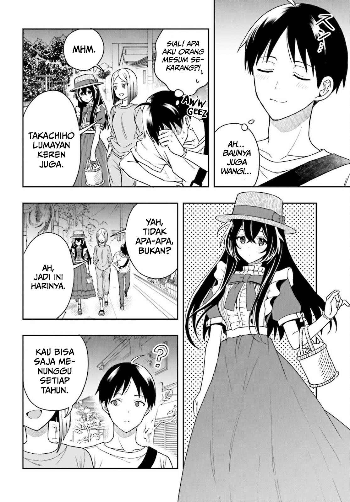 Takachiho Honoka-senpai ga Suki de Suki de Iroiro Gaman Dekinai. Chapter 1 - halaman 23