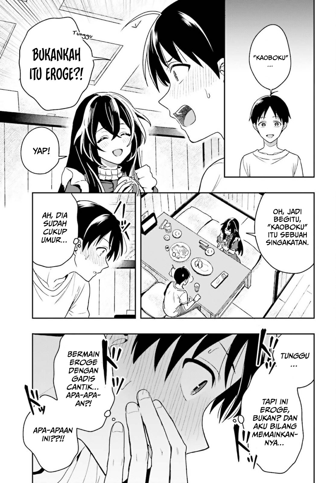 Takachiho Honoka-senpai ga Suki de Suki de Iroiro Gaman Dekinai. Chapter 1 - halaman 38