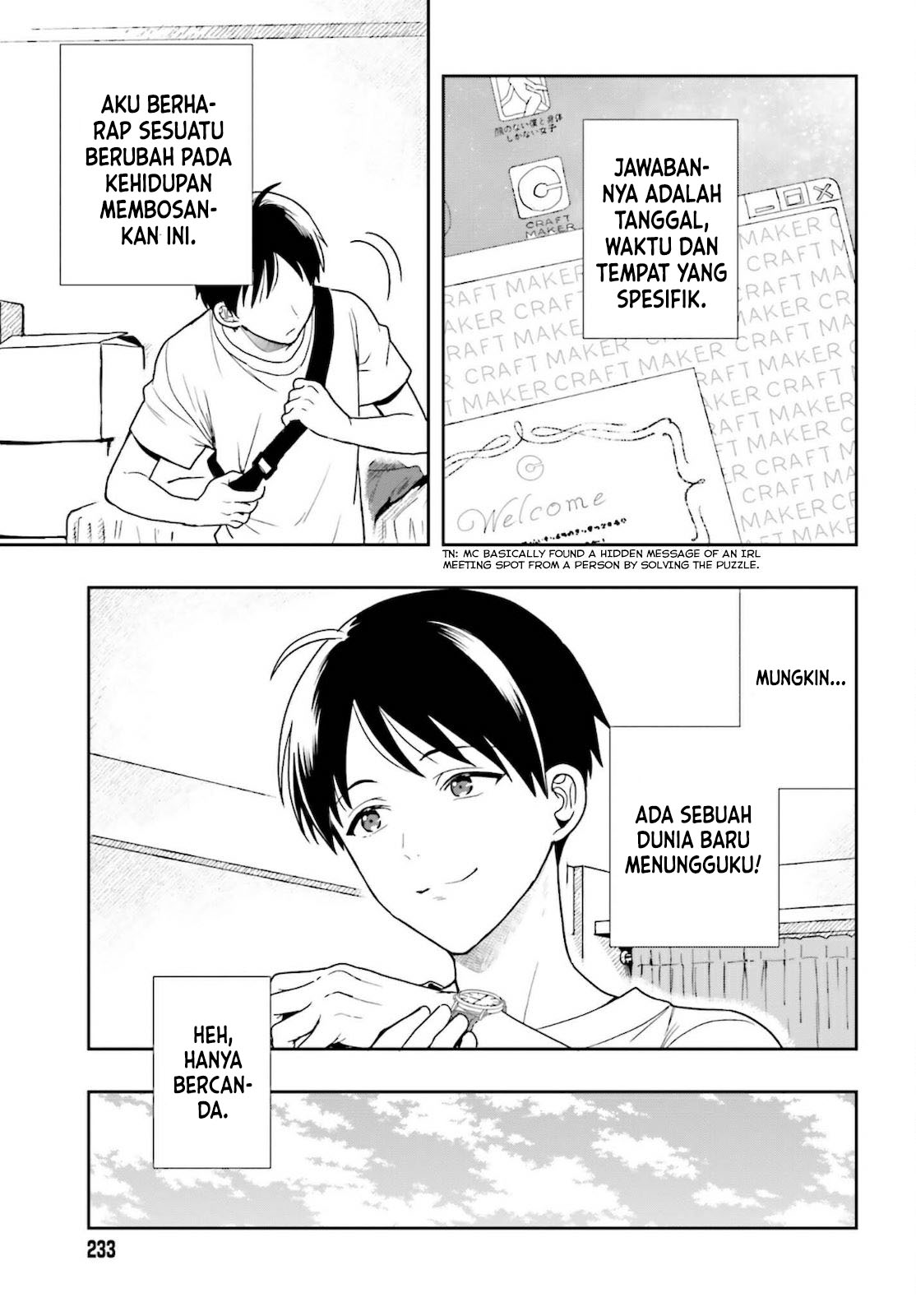 Takachiho Honoka-senpai ga Suki de Suki de Iroiro Gaman Dekinai. Chapter 1 - halaman 4