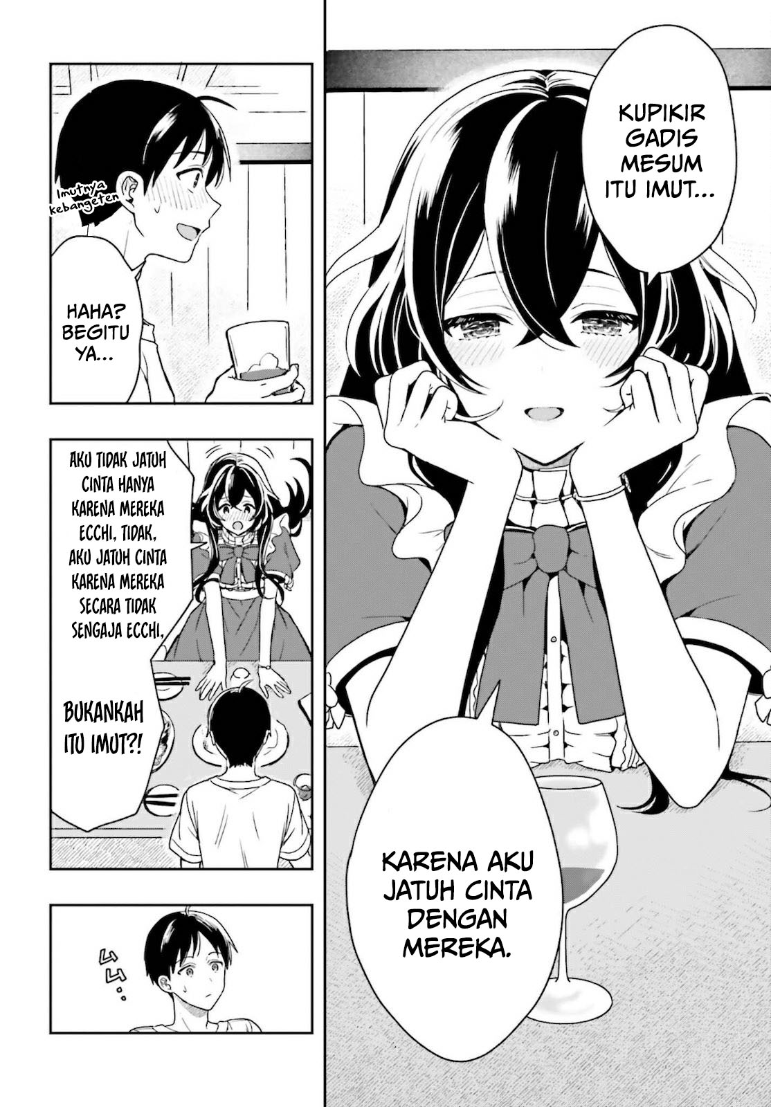 Takachiho Honoka-senpai ga Suki de Suki de Iroiro Gaman Dekinai. Chapter 1 - halaman 41
