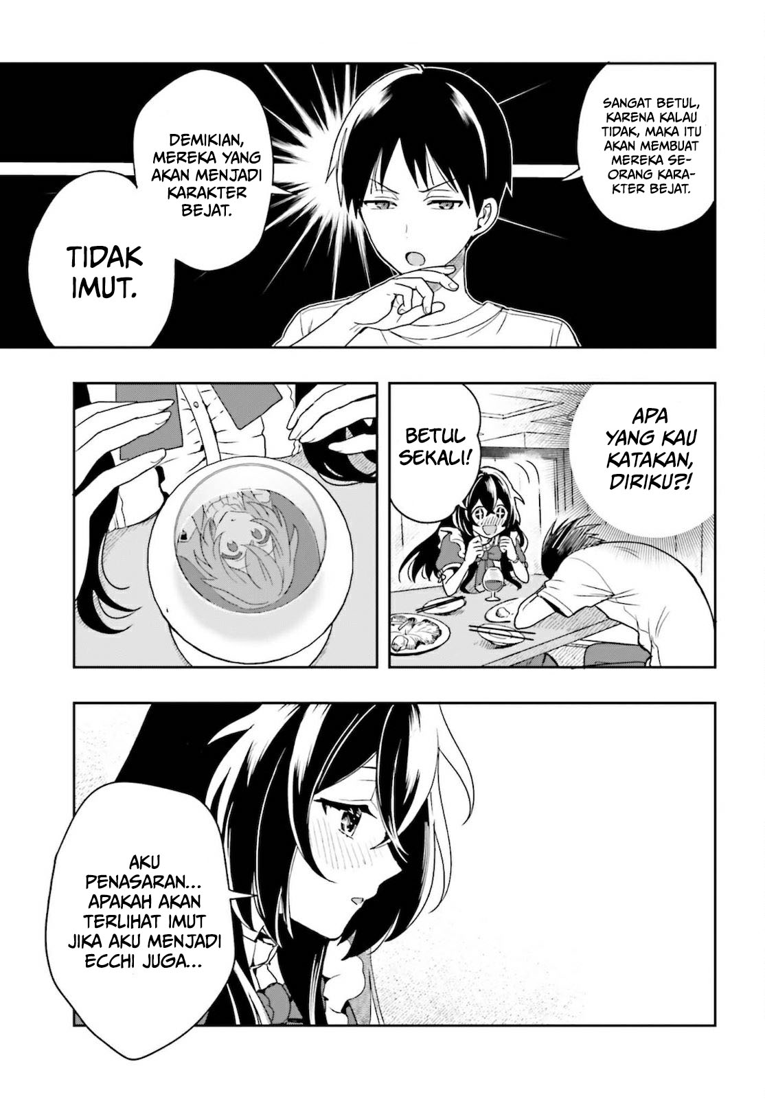 Takachiho Honoka-senpai ga Suki de Suki de Iroiro Gaman Dekinai. Chapter 1 - halaman 42