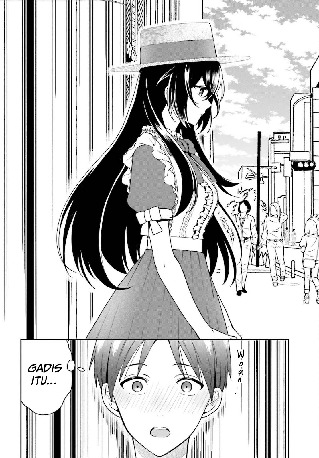 Takachiho Honoka-senpai ga Suki de Suki de Iroiro Gaman Dekinai. Chapter 1 - halaman 7