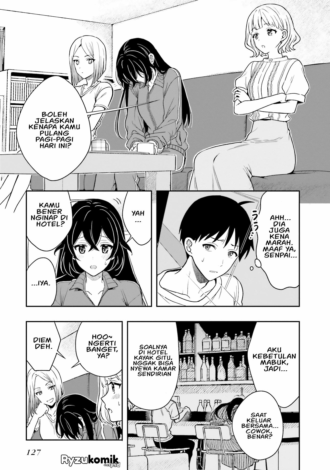 Takachiho Honoka-senpai ga Suki de Suki de Iroiro Gaman Dekinai. Chapter 10 - halaman 14