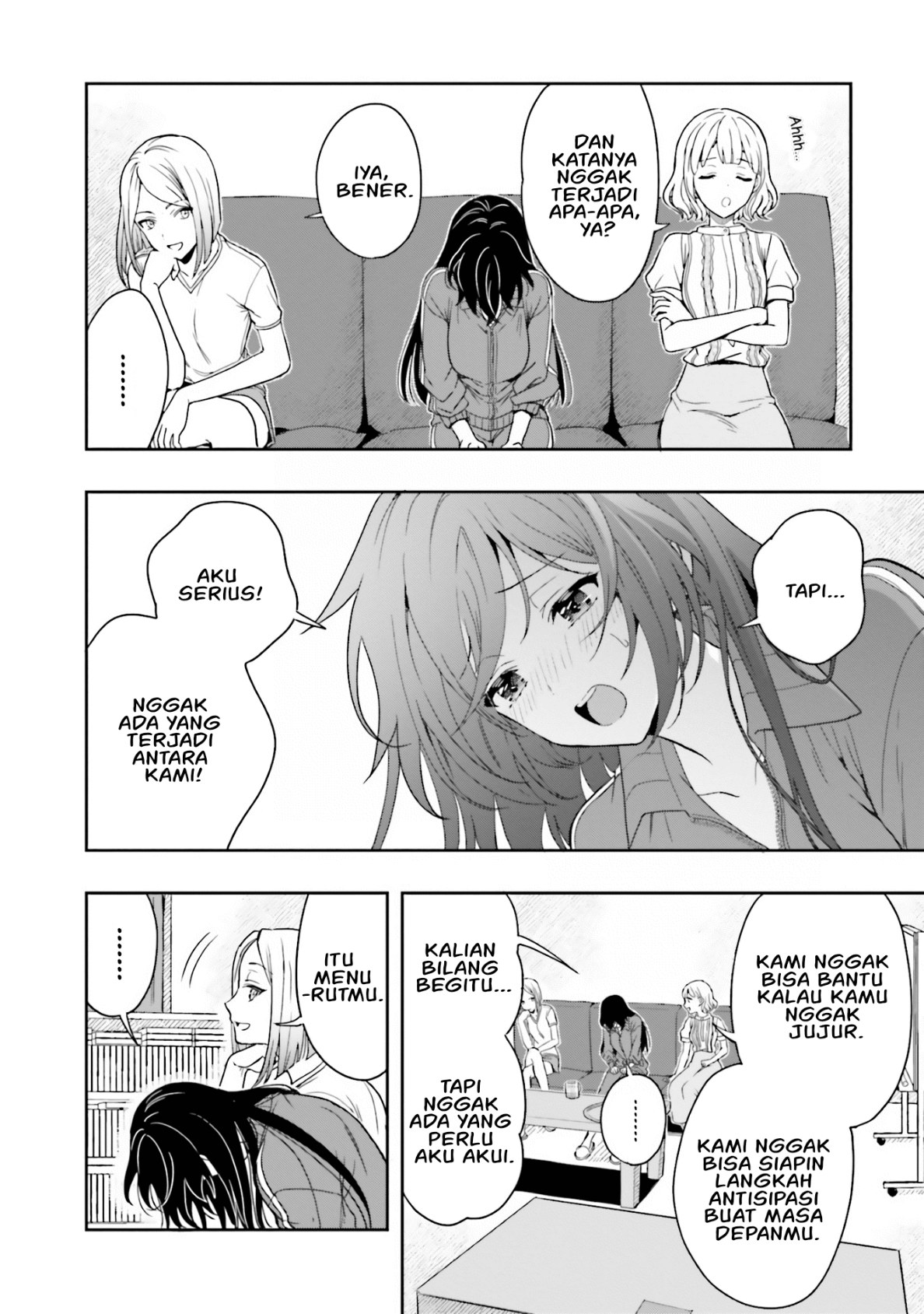 Takachiho Honoka-senpai ga Suki de Suki de Iroiro Gaman Dekinai. Chapter 10 - halaman 15