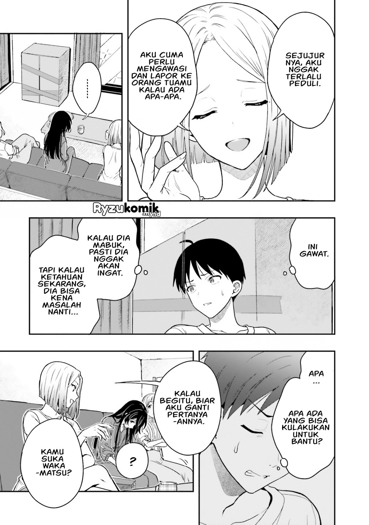 Takachiho Honoka-senpai ga Suki de Suki de Iroiro Gaman Dekinai. Chapter 10 - halaman 16