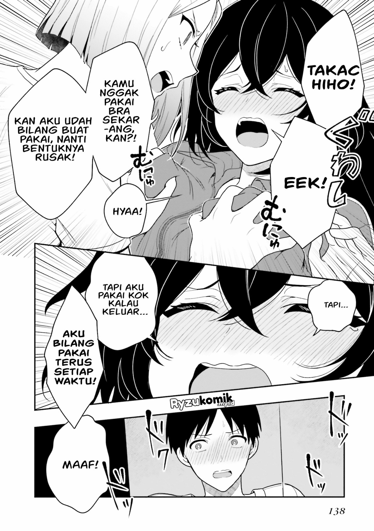 Takachiho Honoka-senpai ga Suki de Suki de Iroiro Gaman Dekinai. Chapter 10 - halaman 25