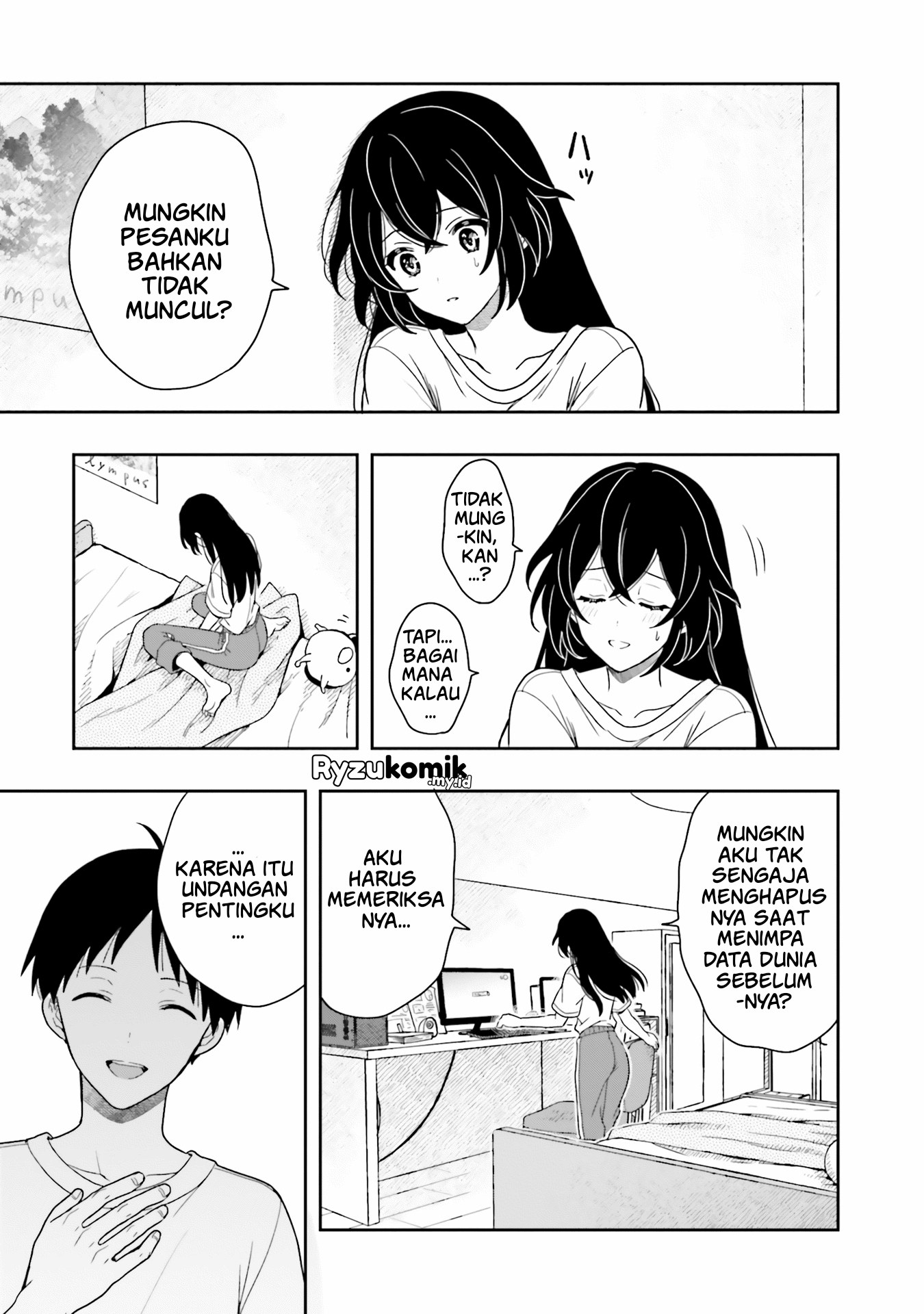 Takachiho Honoka-senpai ga Suki de Suki de Iroiro Gaman Dekinai. Chapter 12 - halaman 5