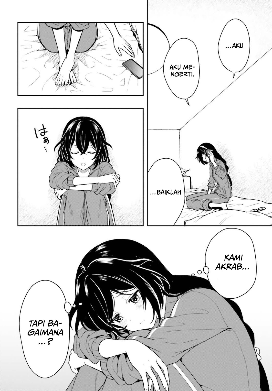 Takachiho Honoka-senpai ga Suki de Suki de Iroiro Gaman Dekinai. Chapter 2 - halaman 10