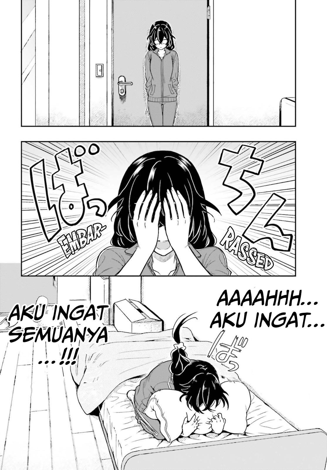 Takachiho Honoka-senpai ga Suki de Suki de Iroiro Gaman Dekinai. Chapter 2 - halaman 4