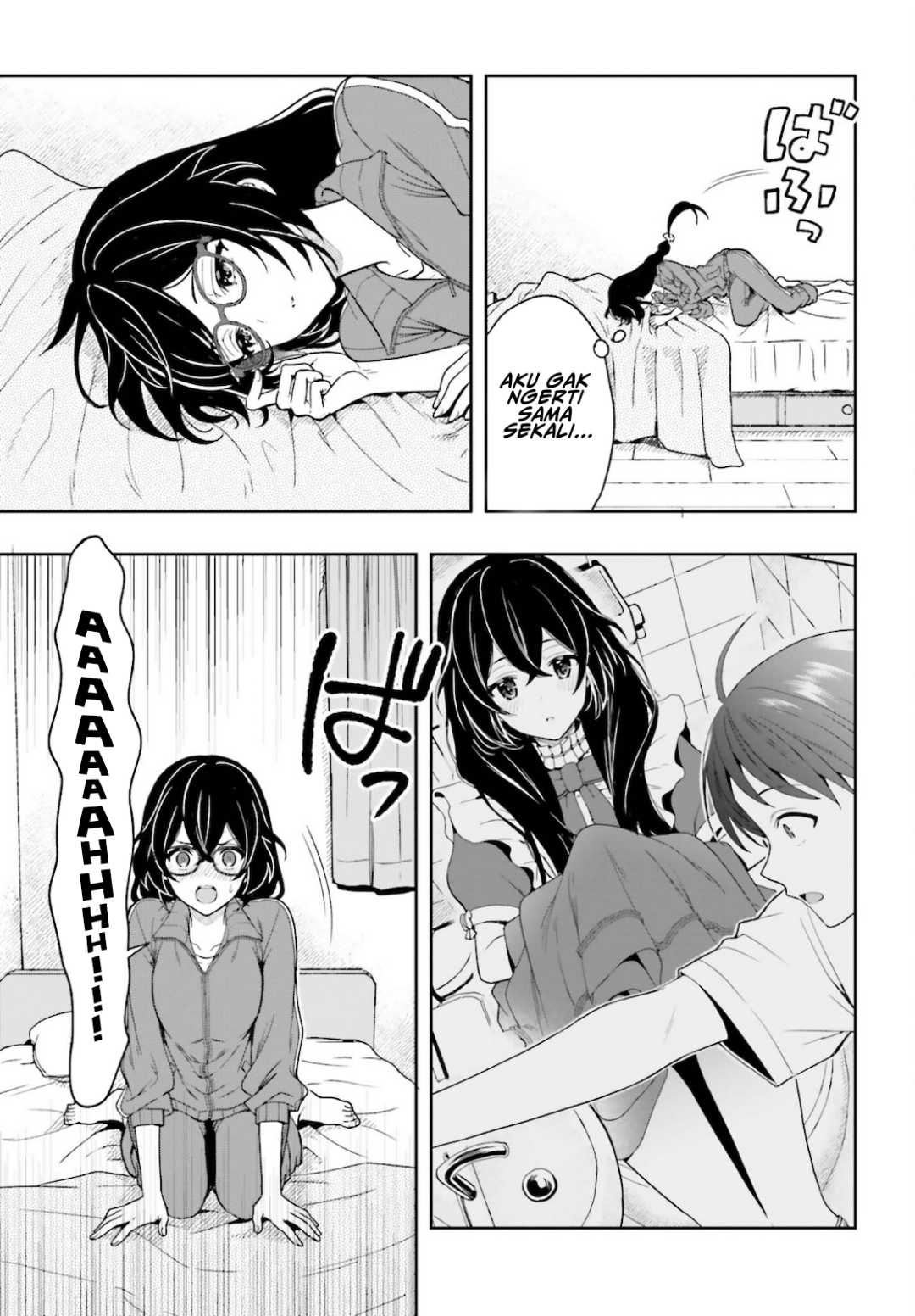 Takachiho Honoka-senpai ga Suki de Suki de Iroiro Gaman Dekinai. Chapter 3 - halaman 3