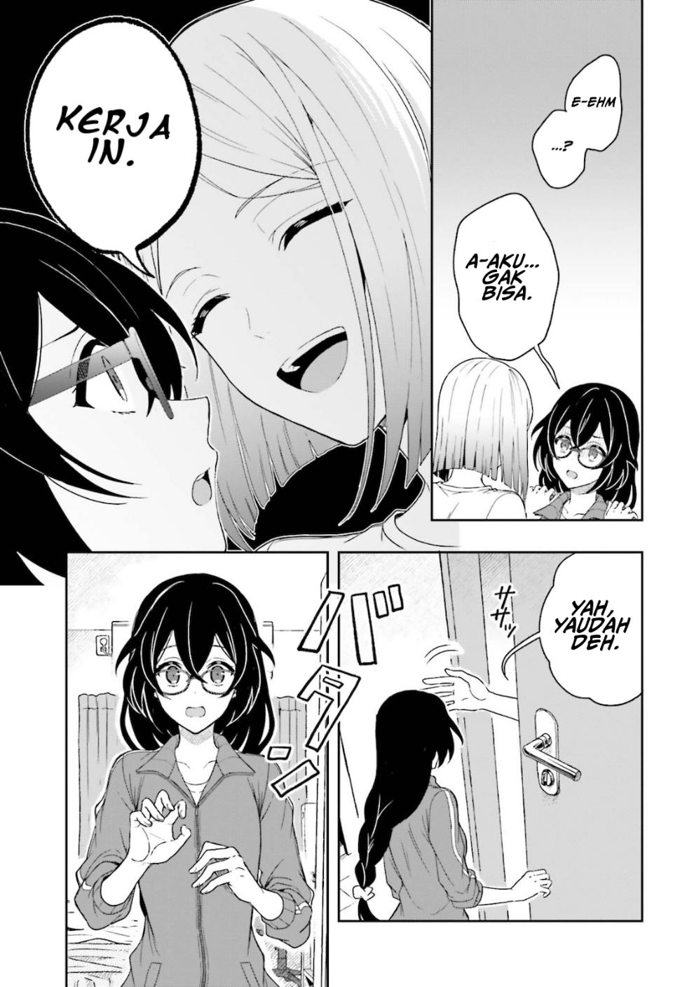 Takachiho Honoka-senpai ga Suki de Suki de Iroiro Gaman Dekinai. Chapter 3 - halaman 9