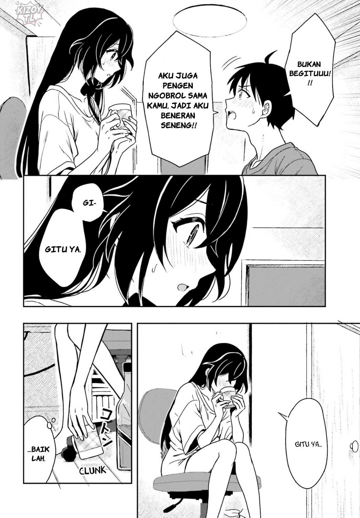 Takachiho Honoka-senpai ga Suki de Suki de Iroiro Gaman Dekinai. Chapter 5 - halaman 12