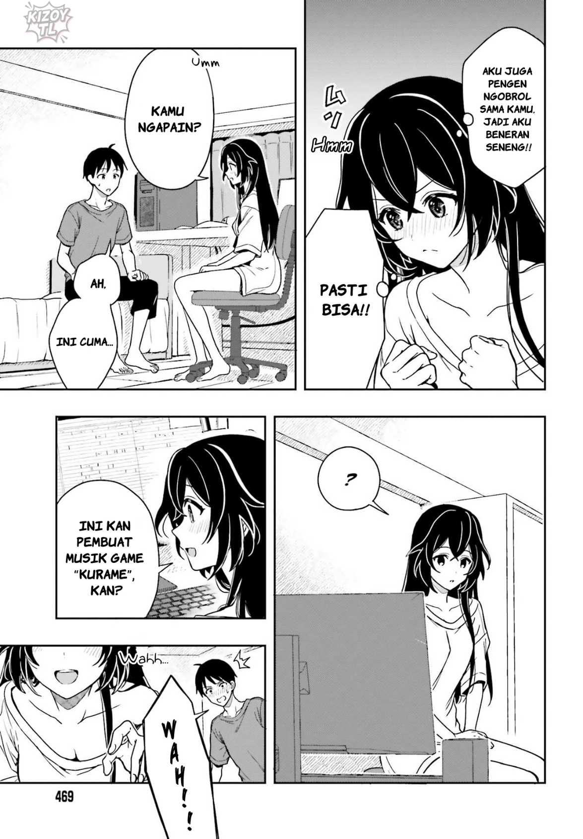 Takachiho Honoka-senpai ga Suki de Suki de Iroiro Gaman Dekinai. Chapter 5 - halaman 13