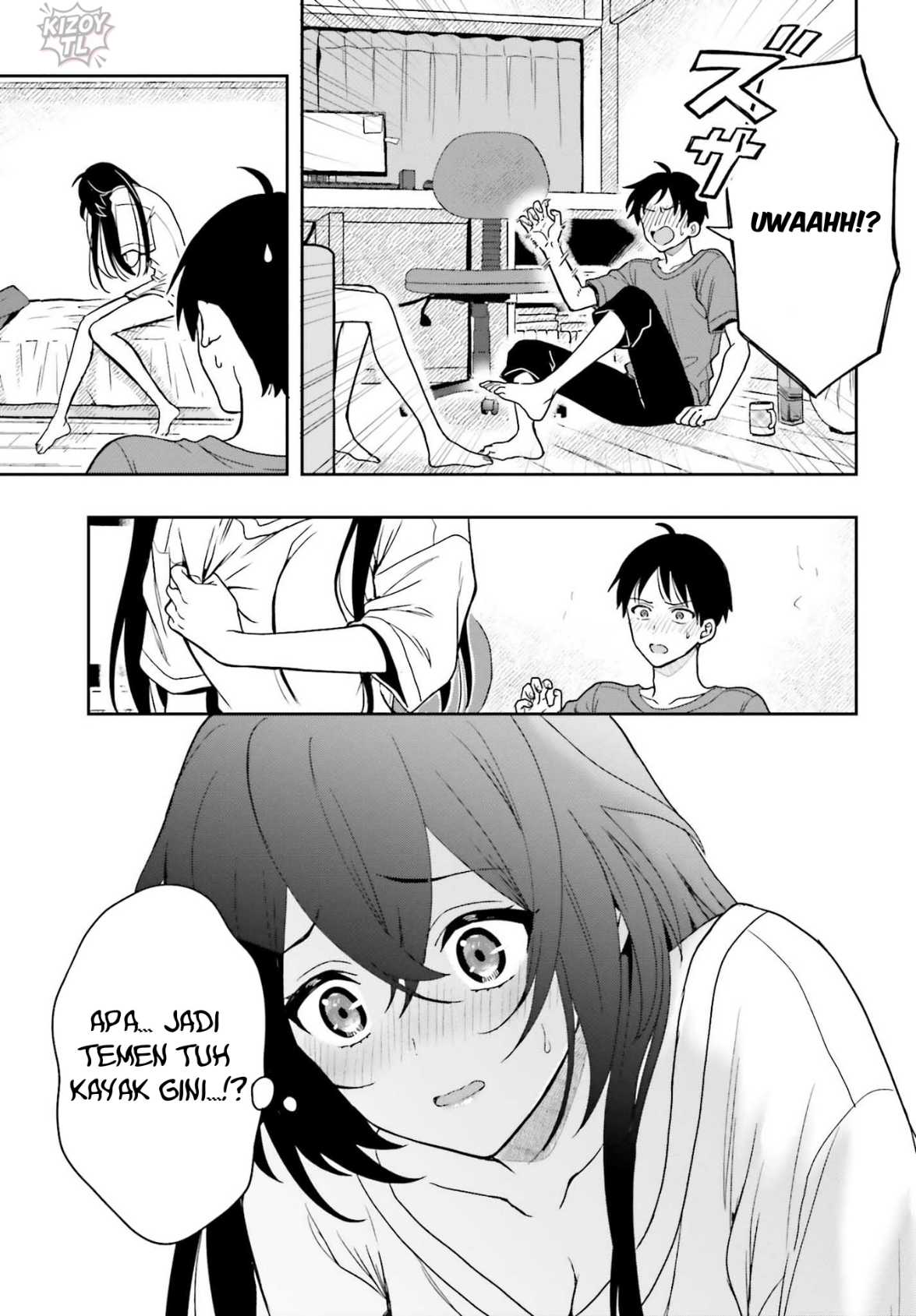 Takachiho Honoka-senpai ga Suki de Suki de Iroiro Gaman Dekinai. Chapter 5 - halaman 17