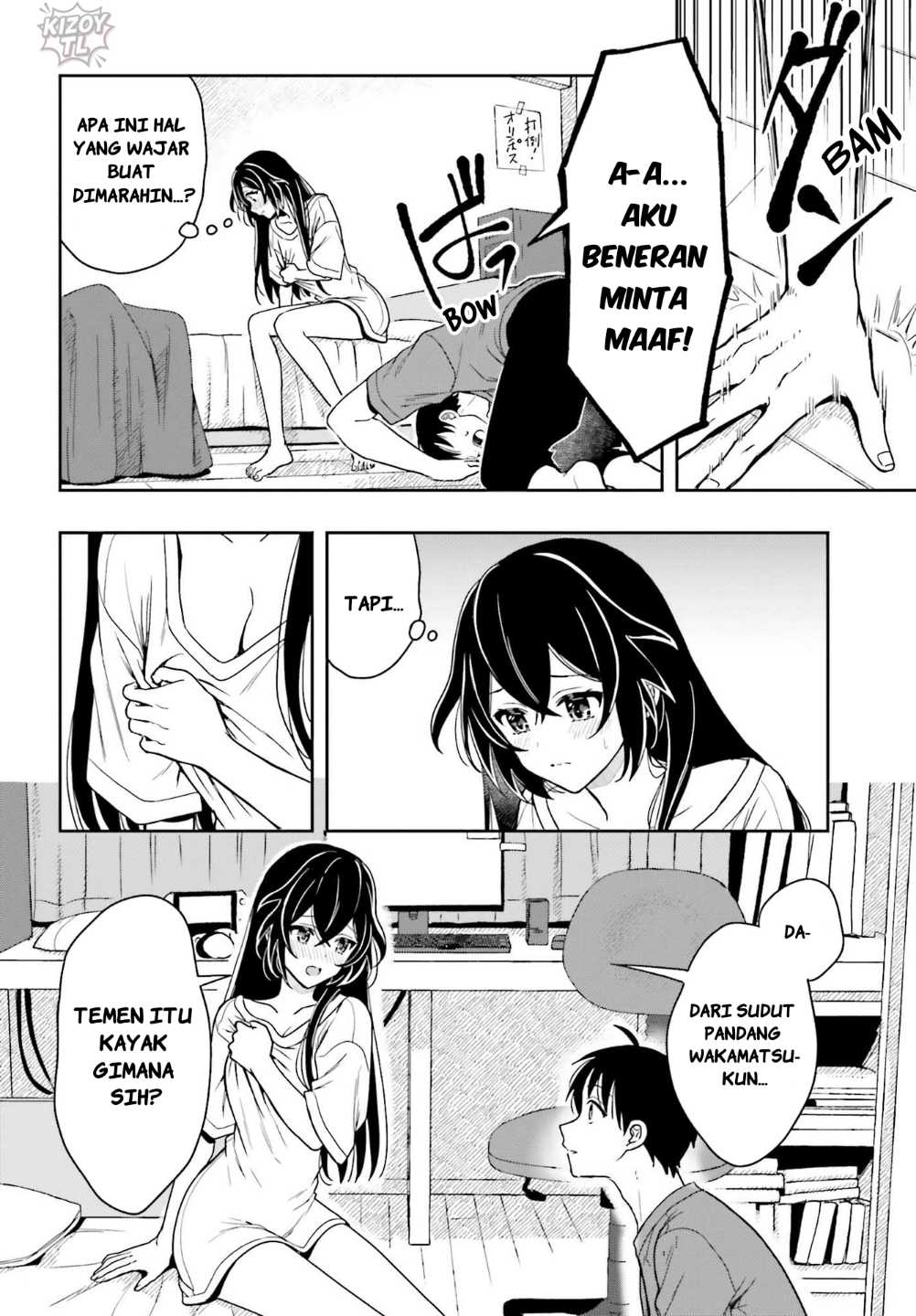 Takachiho Honoka-senpai ga Suki de Suki de Iroiro Gaman Dekinai. Chapter 5 - halaman 18