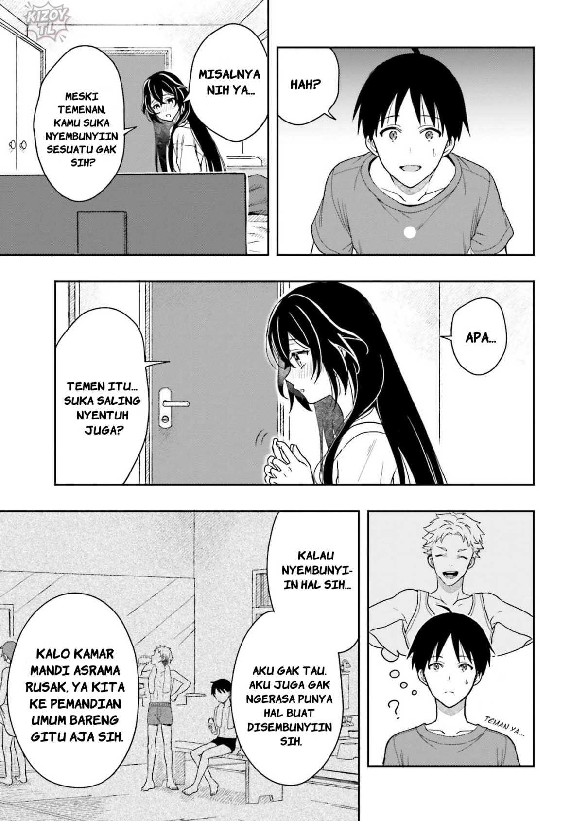 Takachiho Honoka-senpai ga Suki de Suki de Iroiro Gaman Dekinai. Chapter 5 - halaman 19