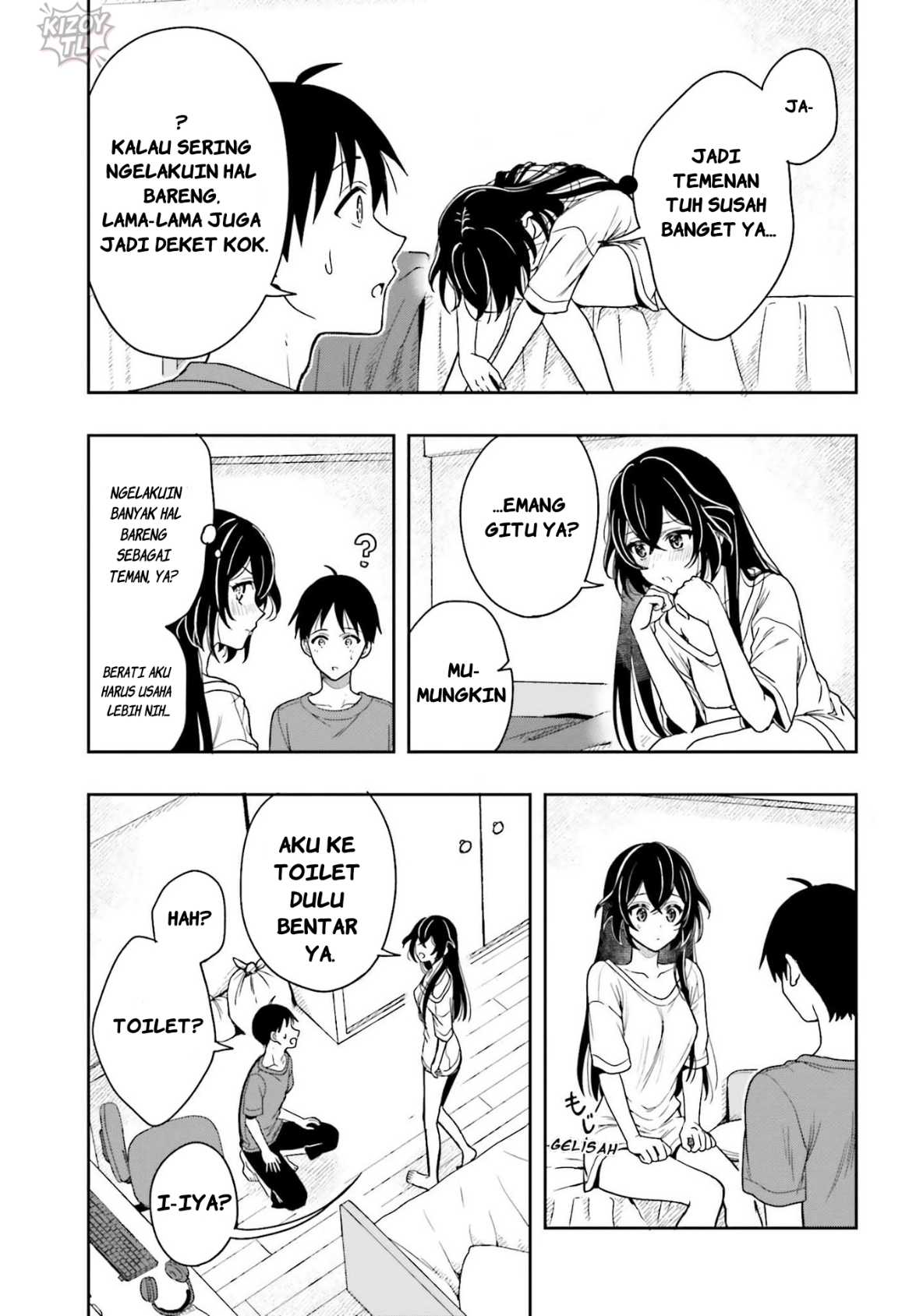Takachiho Honoka-senpai ga Suki de Suki de Iroiro Gaman Dekinai. Chapter 5 - halaman 21