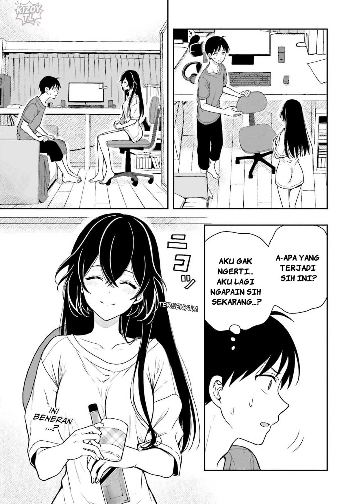 Takachiho Honoka-senpai ga Suki de Suki de Iroiro Gaman Dekinai. Chapter 5 - halaman 3