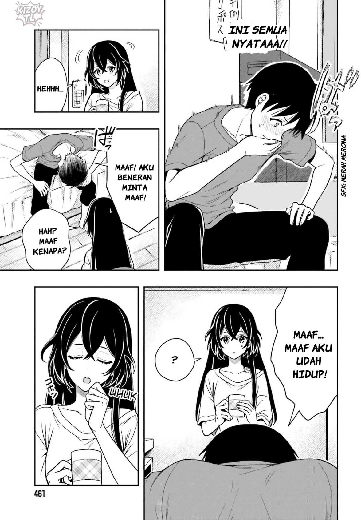 Takachiho Honoka-senpai ga Suki de Suki de Iroiro Gaman Dekinai. Chapter 5 - halaman 5