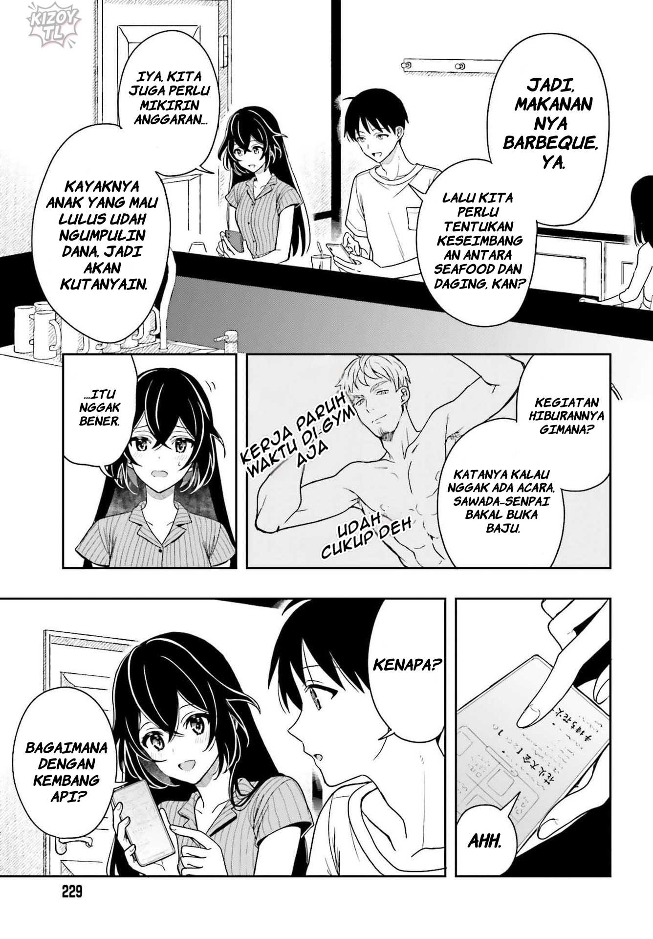 Takachiho Honoka-senpai ga Suki de Suki de Iroiro Gaman Dekinai. Chapter 6 - halaman 13