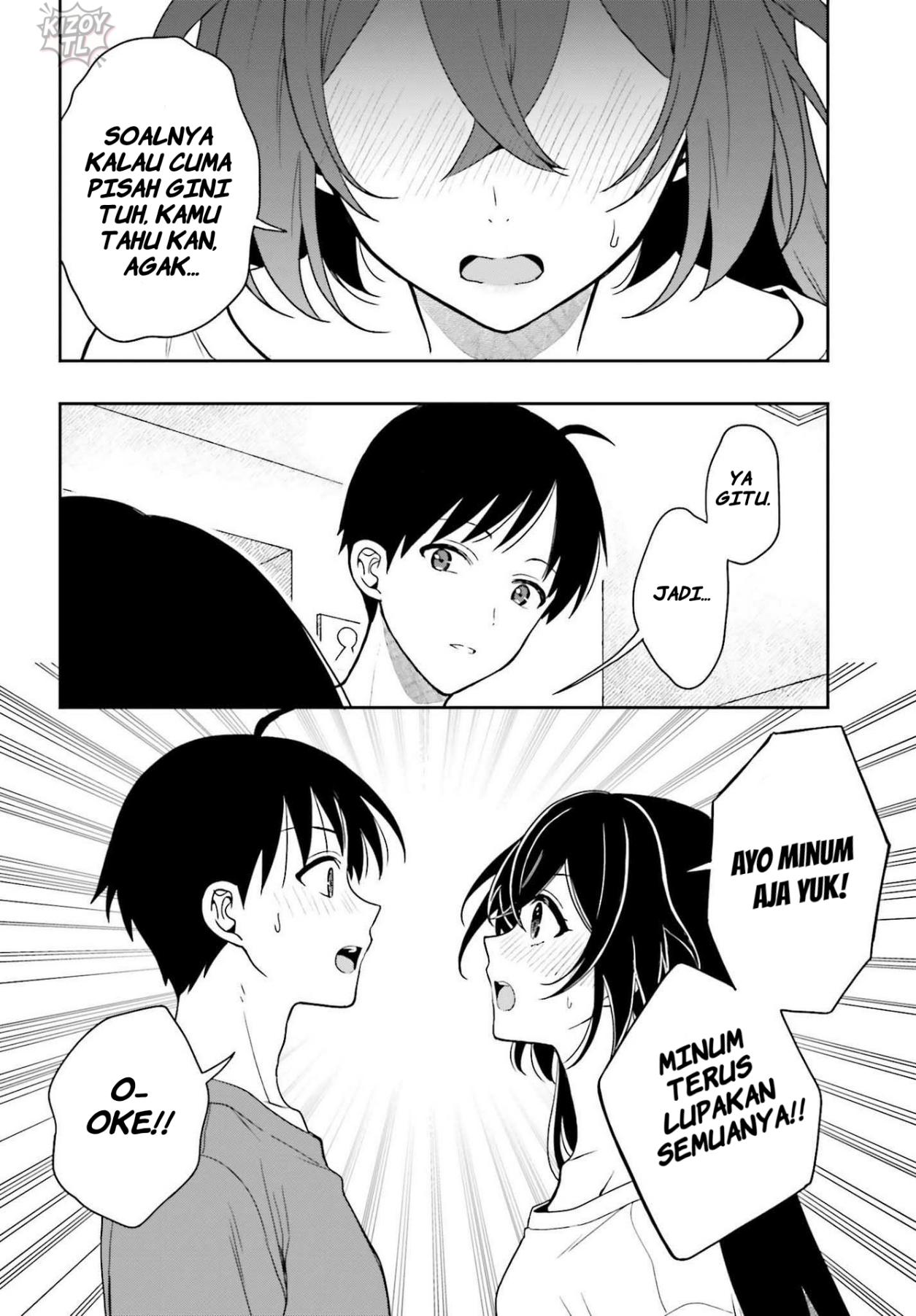 Takachiho Honoka-senpai ga Suki de Suki de Iroiro Gaman Dekinai. Chapter 6 - halaman 8