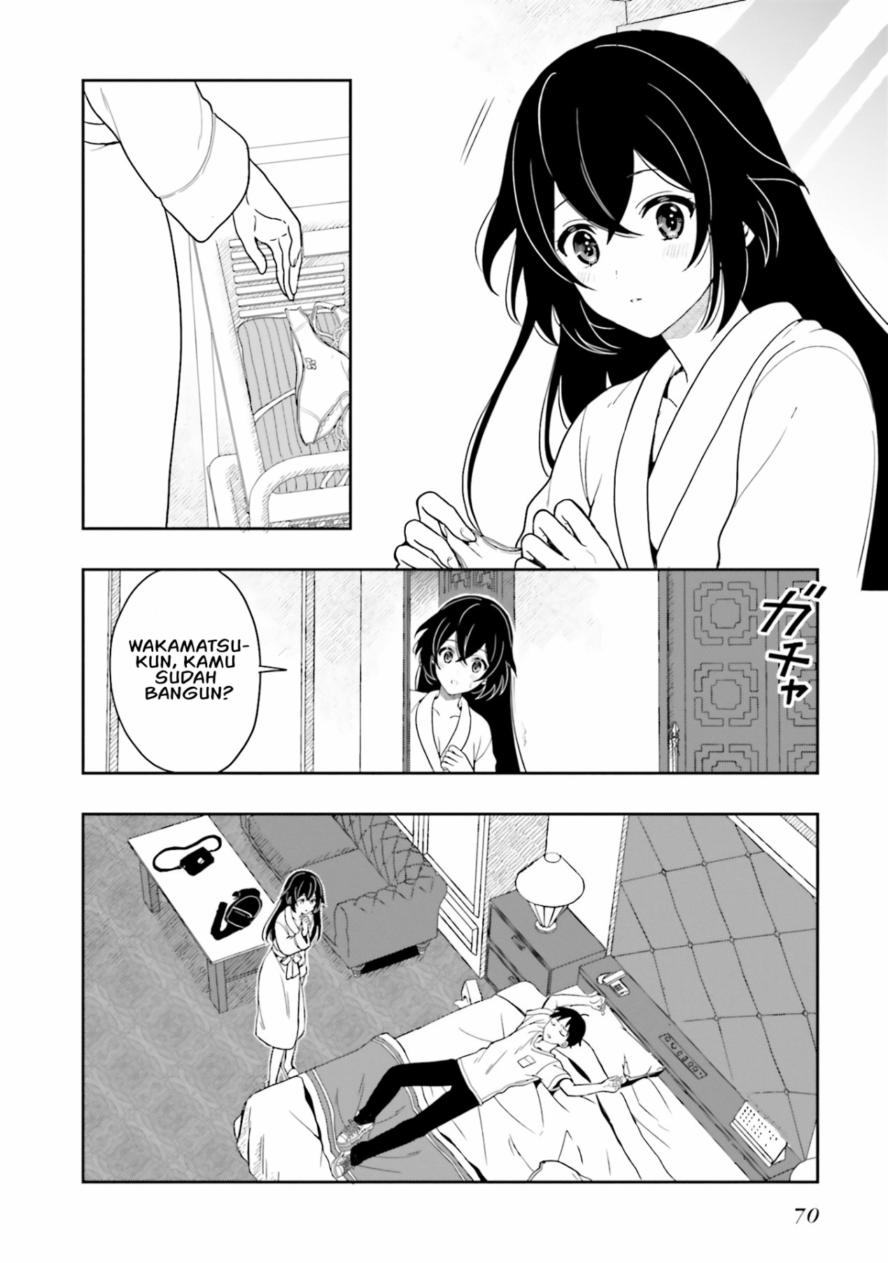 Takachiho Honoka-senpai ga Suki de Suki de Iroiro Gaman Dekinai. Chapter 8 - halaman 8