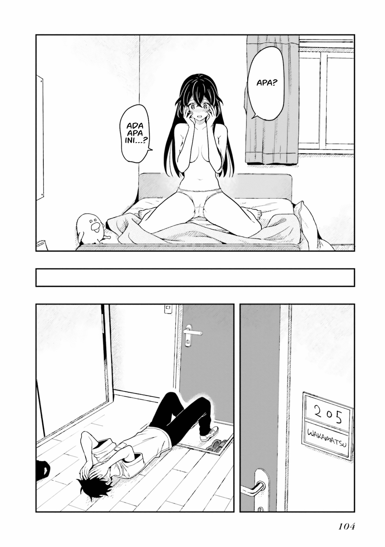 Takachiho Honoka-senpai ga Suki de Suki de Iroiro Gaman Dekinai. Chapter 9 - halaman 16