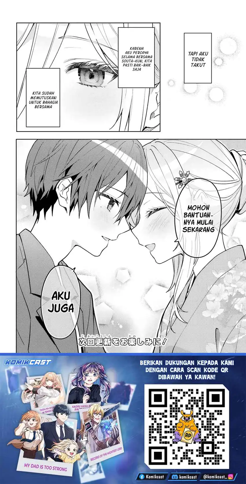 Takou no Hiki wo Tasuketara, Otomodachi kara Hajimeru Koto ni narimashita (After Helping “Ice Princess” from Another School, I Decided to Start As a Friend) Chapter 19.2 - halaman 9