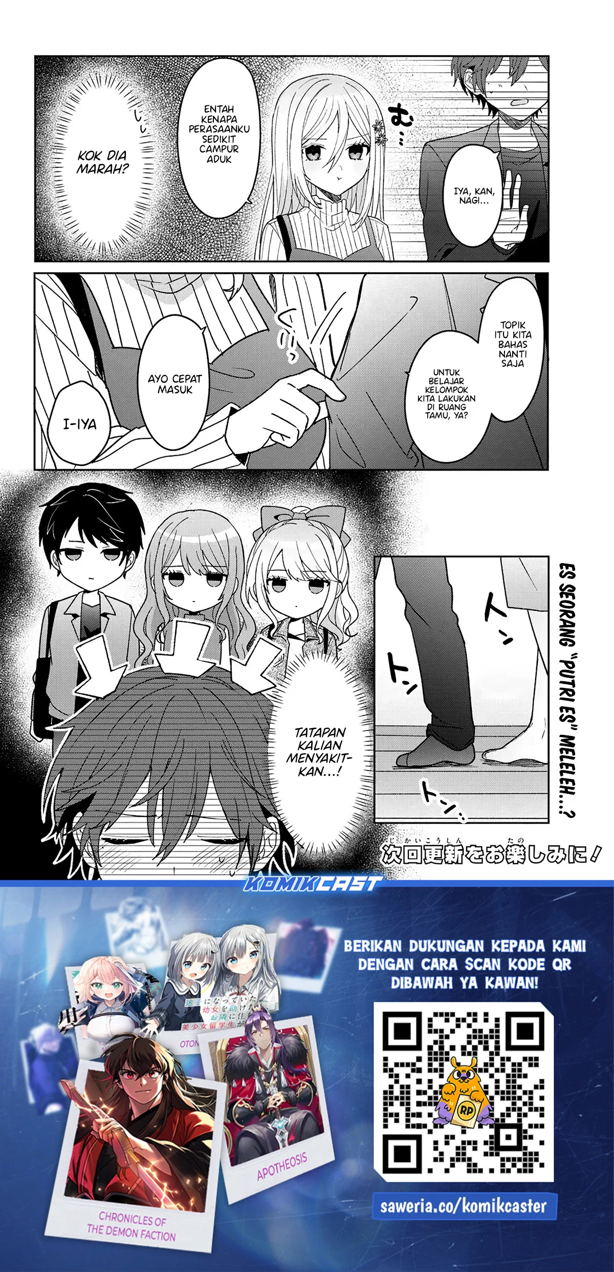 Takou no Koori Hime wo Chikan kara Tasuketara, Otomedachi kara Hajimeru Koto ni Narimashita Chapter 10.2 - halaman 14