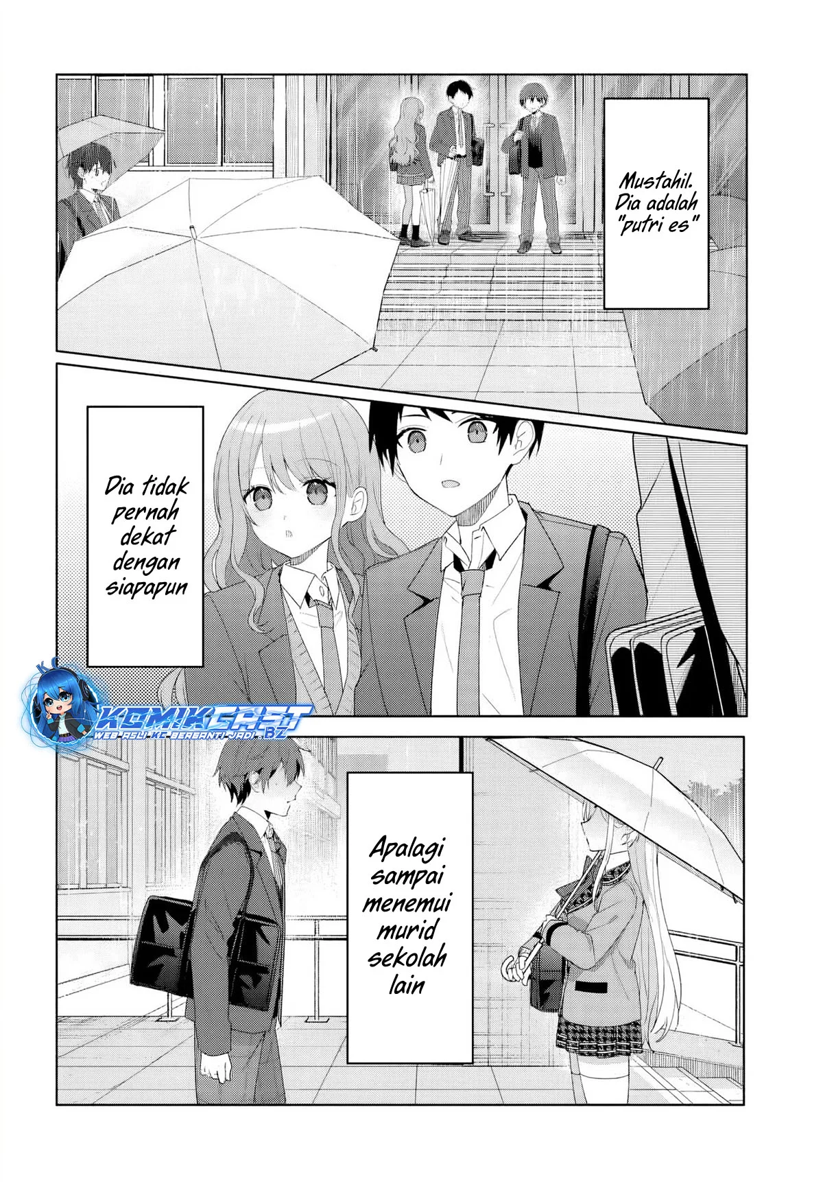 Takou no Koori Hime wo Chikan kara Tasuketara, Otomedachi kara Hajimeru Koto ni Narimashita Chapter 5.2 - halaman 1