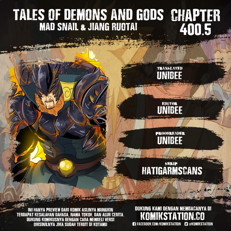 Tales of Demons and Gods Chapter 400.5 - halaman 1