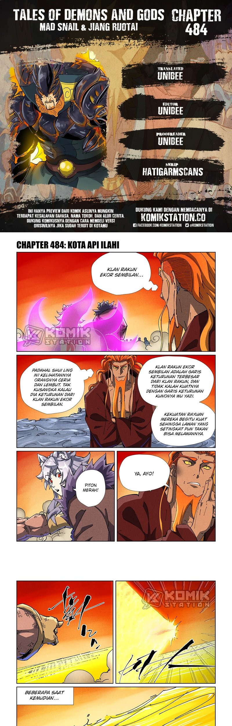 Tales of Demons and Gods Chapter 484 - halaman 1