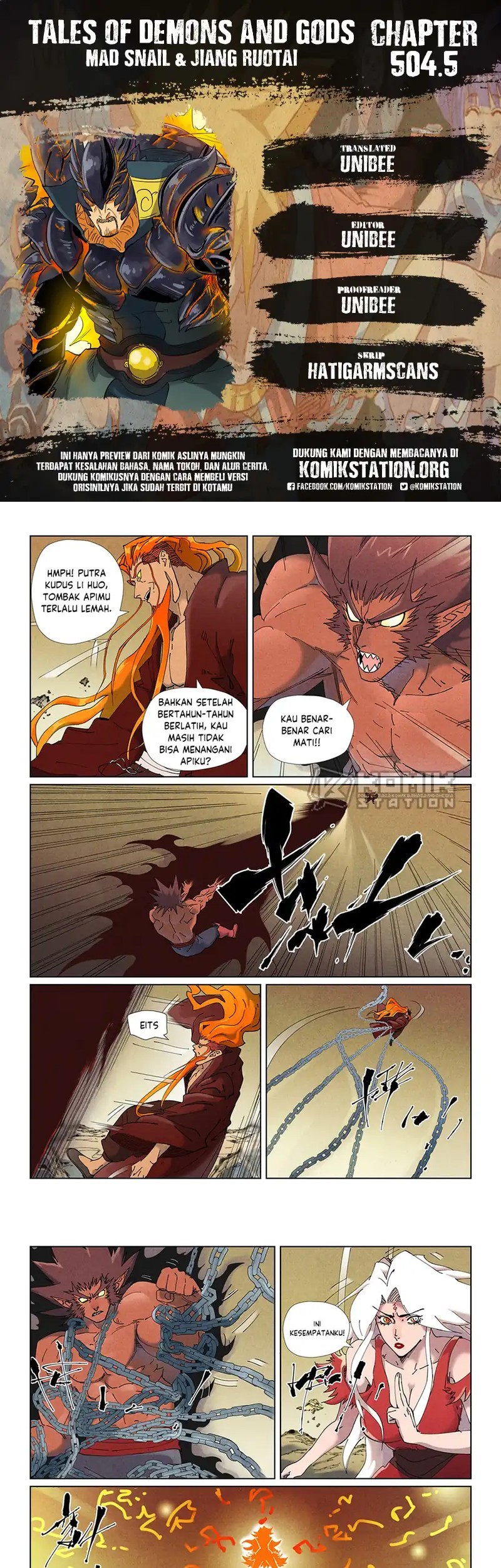 Tales of Demons and Gods Chapter 504.5 - halaman 1