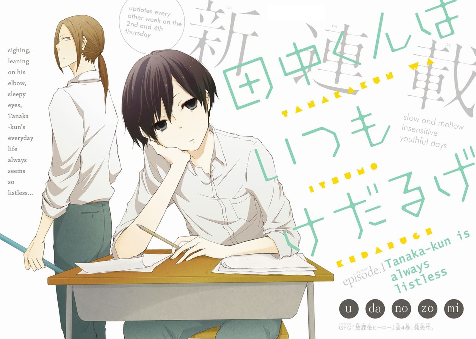 Tanaka-kun wa Itsumo Kedaruge Chapter 1 - halaman 2
