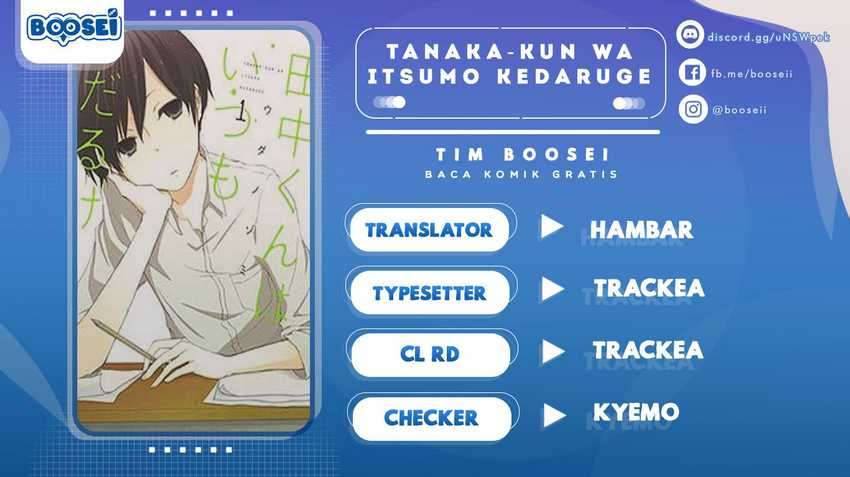 Tanaka-kun wa Itsumo Kedaruge Chapter 100 - halaman 1