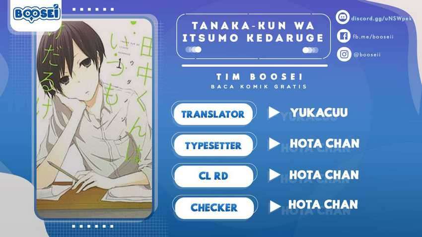 Tanaka-kun wa Itsumo Kedaruge Chapter 101 - halaman 1