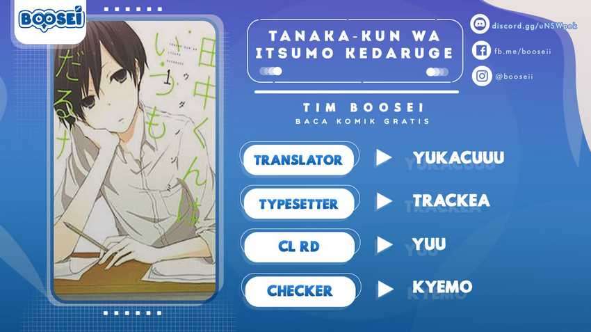 Tanaka-kun wa Itsumo Kedaruge Chapter 105 - halaman 1