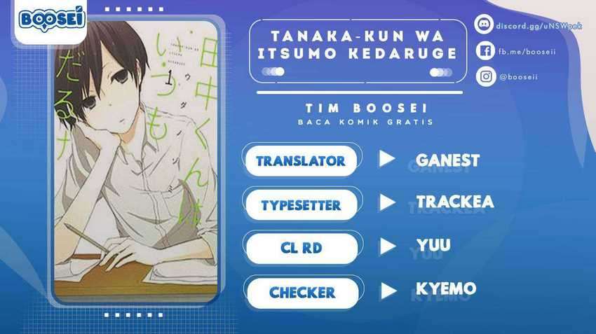 Tanaka-kun wa Itsumo Kedaruge Chapter 113 - halaman 1