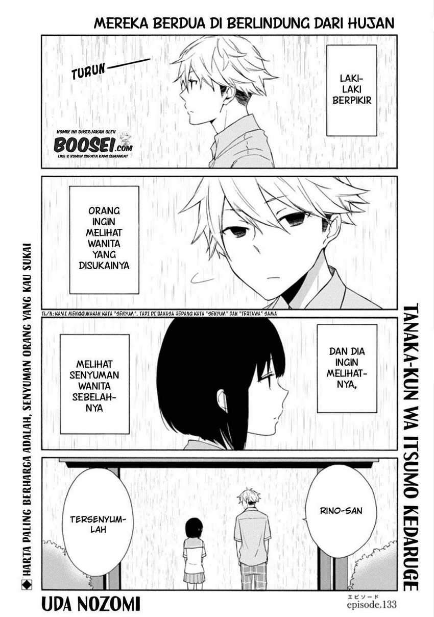 Tanaka-kun wa Itsumo Kedaruge Chapter 133 - halaman 3
