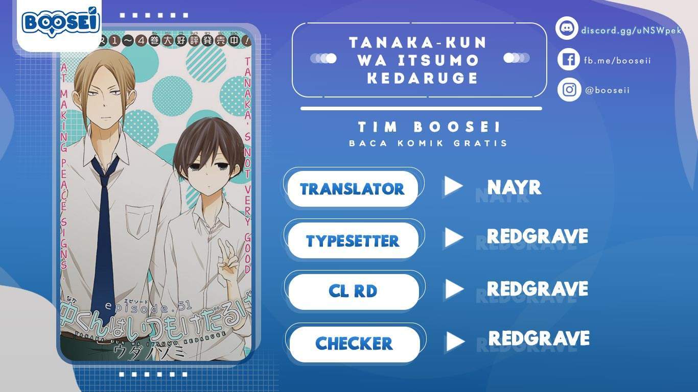 Tanaka-kun wa Itsumo Kedaruge Chapter 138 - halaman 1