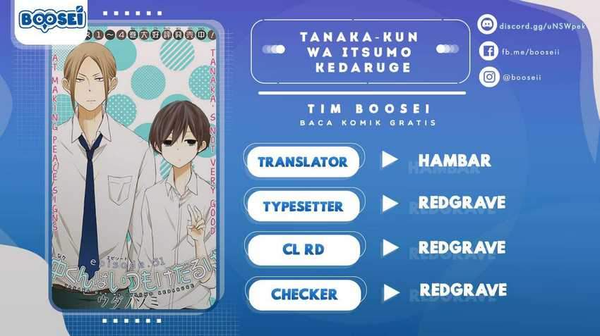 Tanaka-kun wa Itsumo Kedaruge Chapter 140 - halaman 1