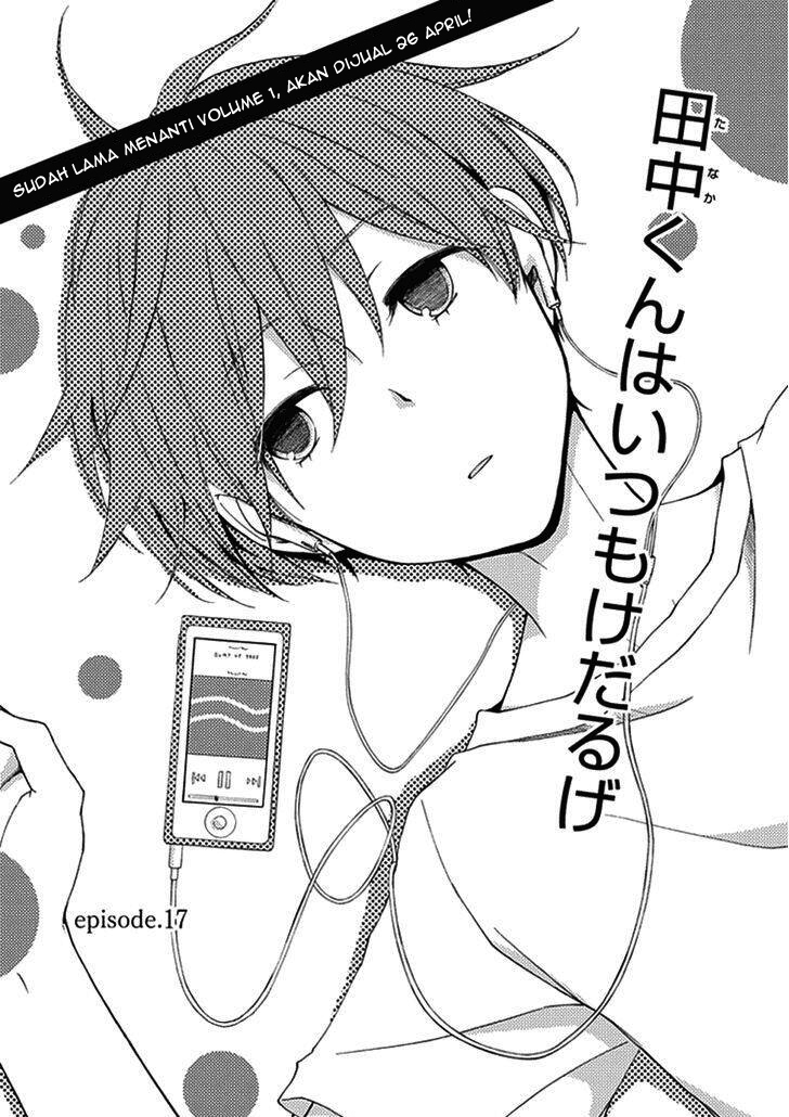 Tanaka-kun wa Itsumo Kedaruge Chapter 17 - halaman 3