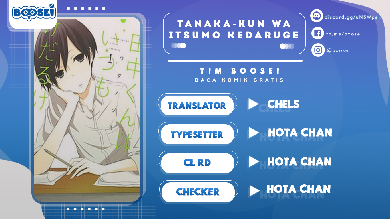 Tanaka-kun wa Itsumo Kedaruge Chapter 21 - halaman 1