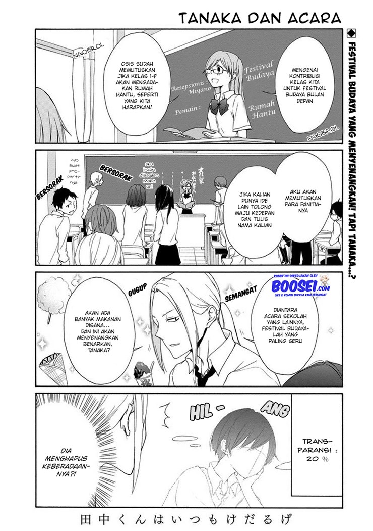 Tanaka-kun wa Itsumo Kedaruge Chapter 29 - halaman 3